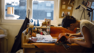 Vue intérieure des ateliers historiques du Faubourg Saint-Honoré à Paris - Pôle Val-de-Seine